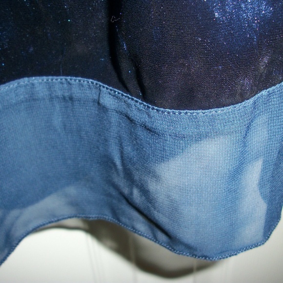 NEW LOTTIE & HOLLY VELOUR & CHIFFON Skirt juniors Medium - Picture 5 of 6